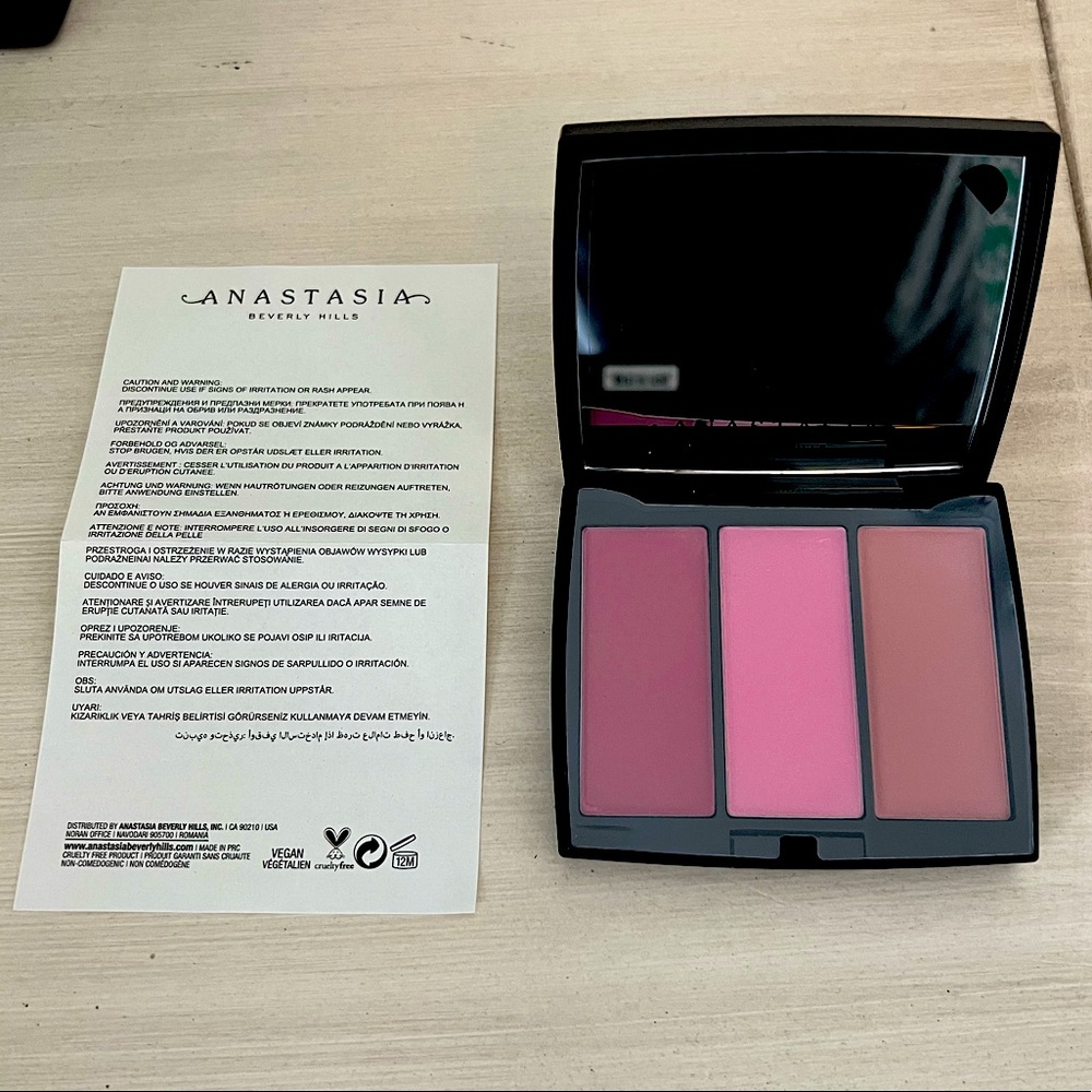 Anastasia Blush Trio (brand new, never used)